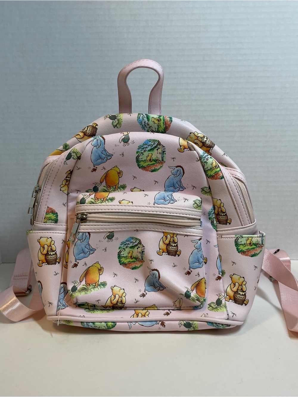 Disney Winnie the Pooh & Friends Faux Leather Mini Backpack Sleepyville Critters